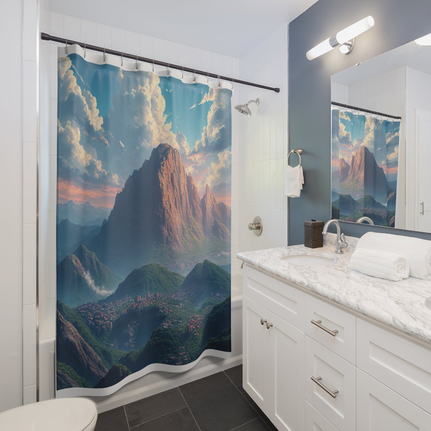 Mountain Shower Curtains