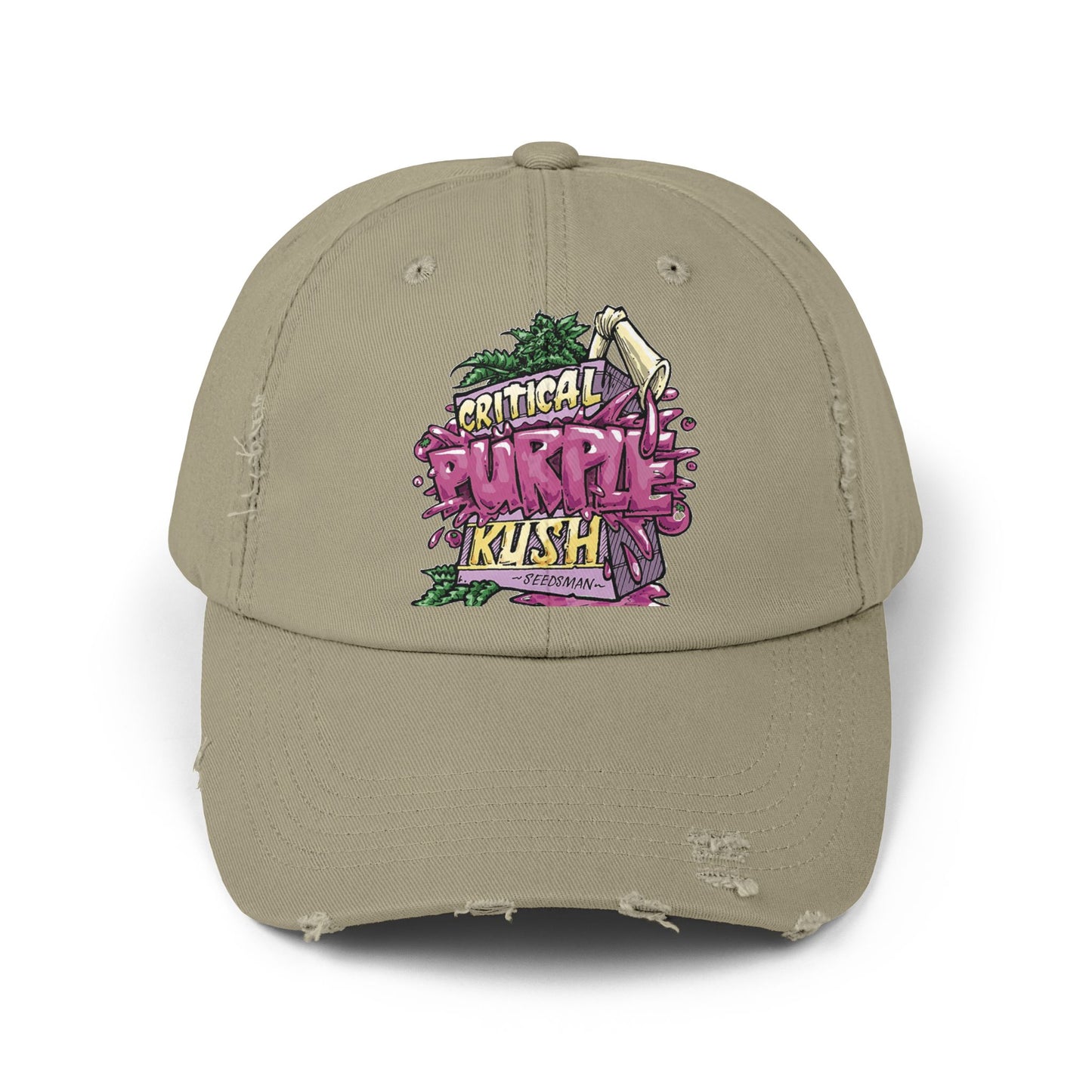 Distressed Cap for Kush Lovers