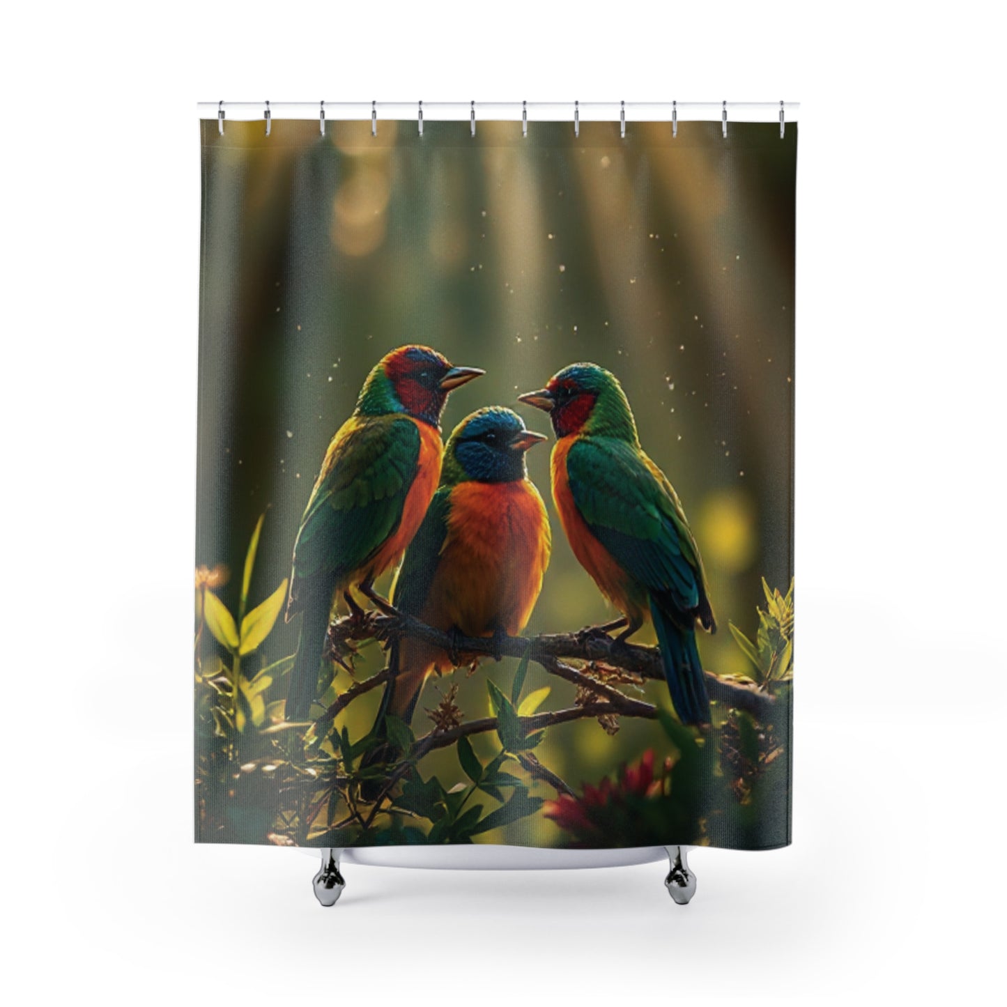 Birds Harmony Shower Curtains