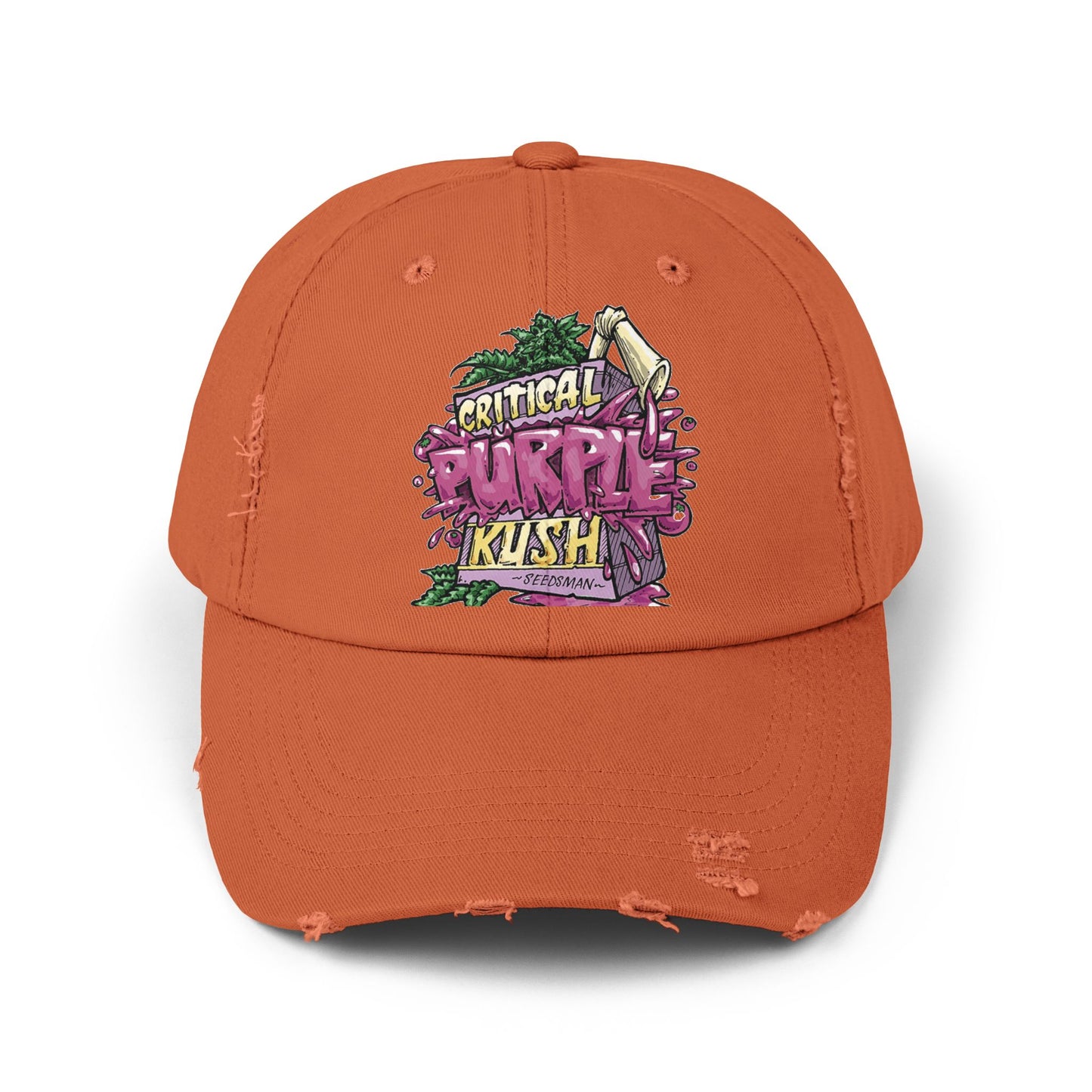 Distressed Cap for Kush Lovers