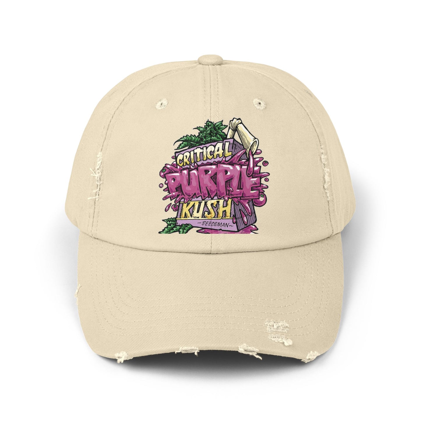 Distressed Cap for Kush Lovers