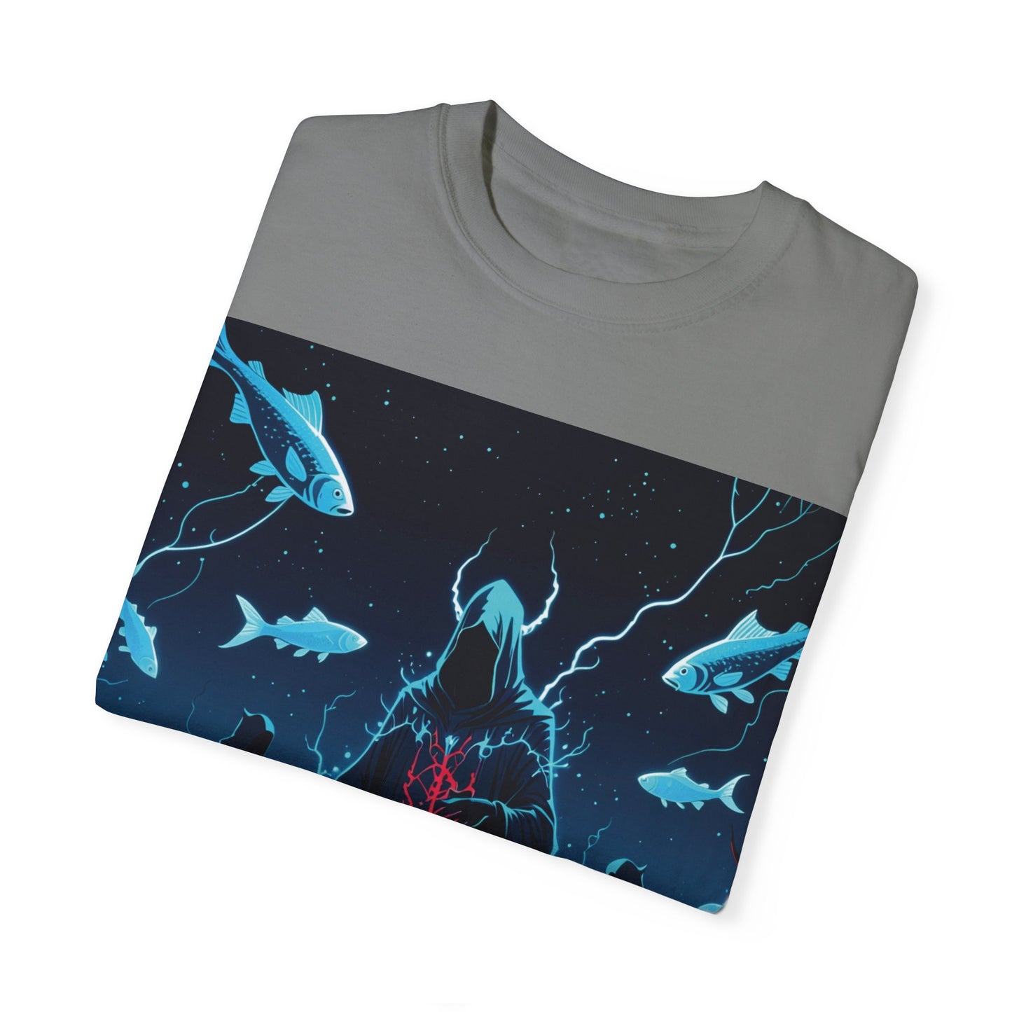 Magician Unisex Garment-Dyed T-shirt - Dark Sea Rise Design