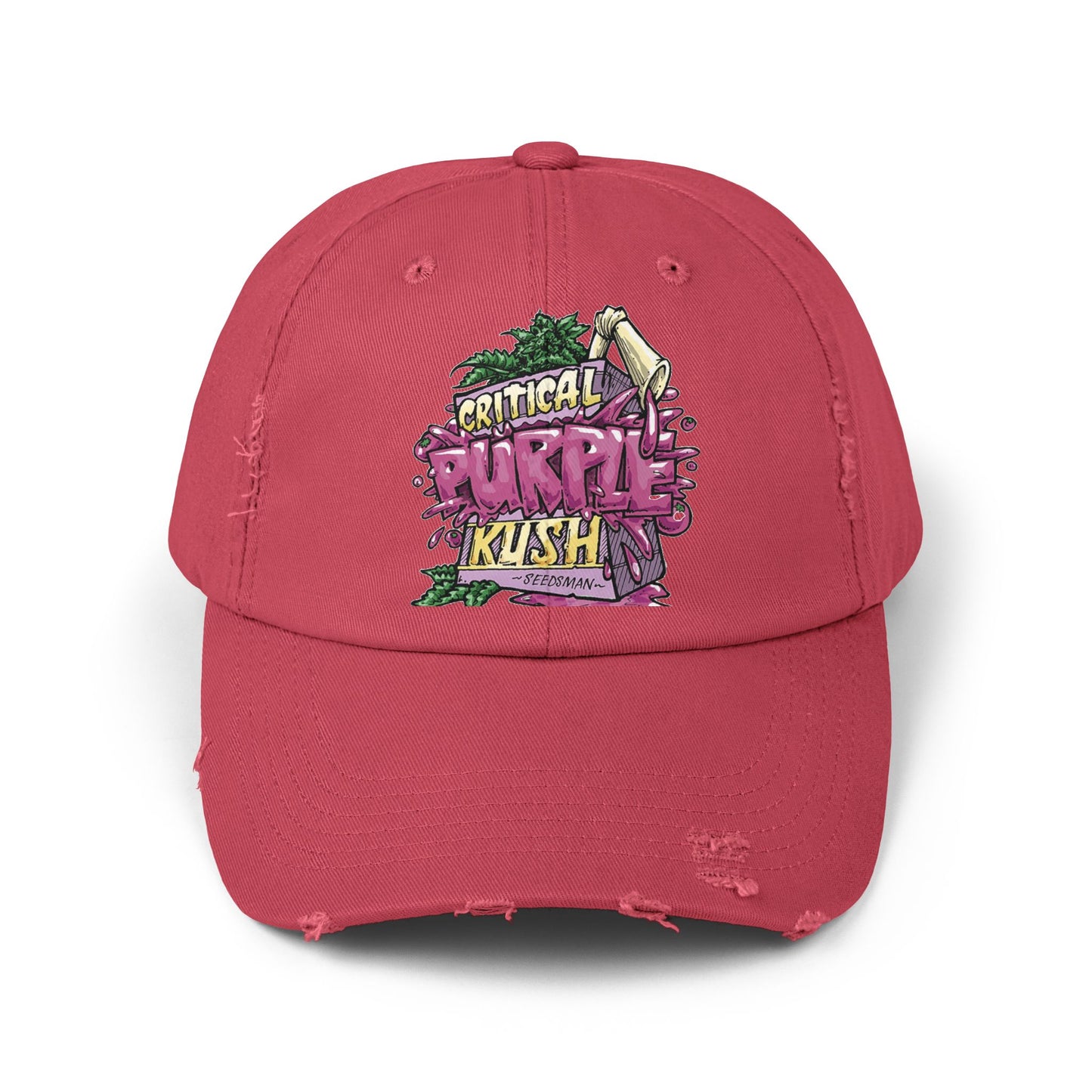 Distressed Cap for Kush Lovers