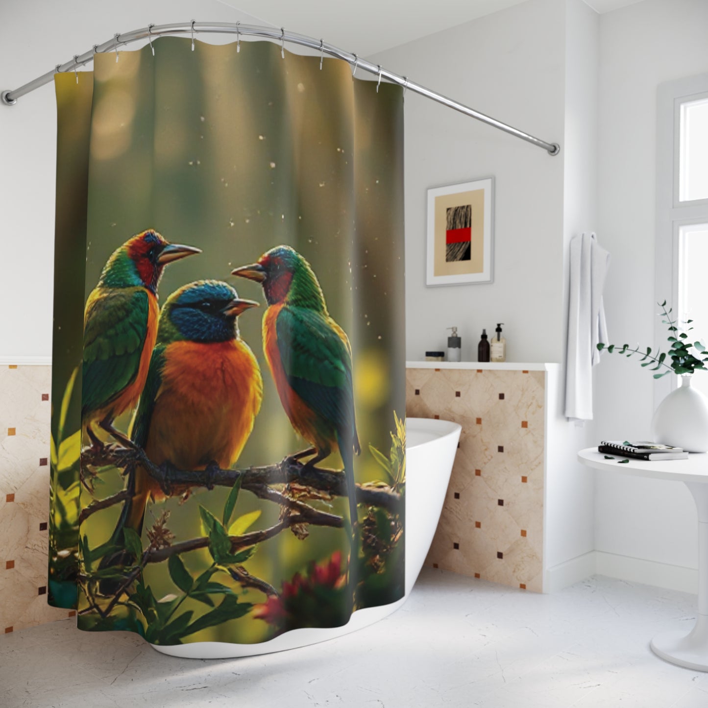 Birds Harmony Shower Curtains