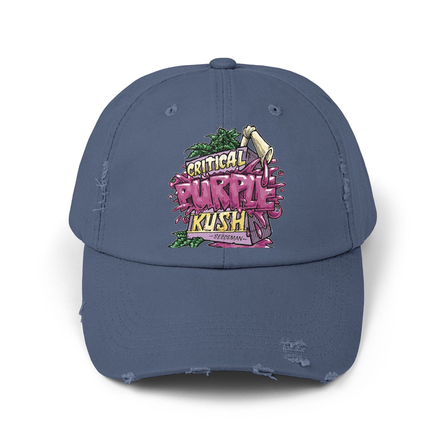 Distressed Cap for Kush Lovers