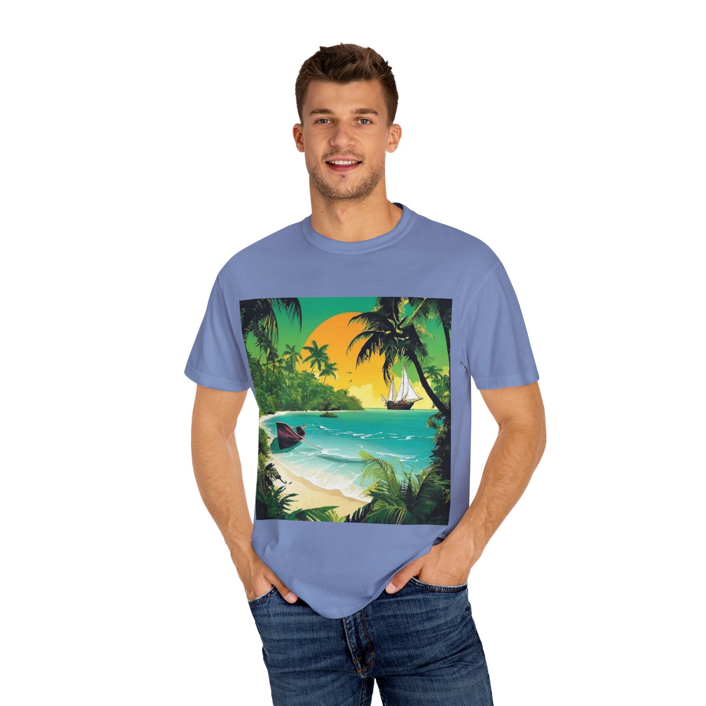 Sunset Caribbean Unisex T-Shirt