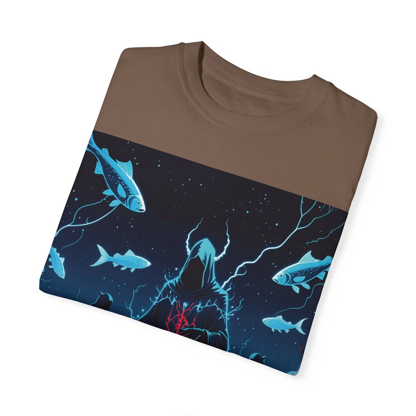 Magician Unisex Garment-Dyed T-shirt - Dark Sea Rise Design