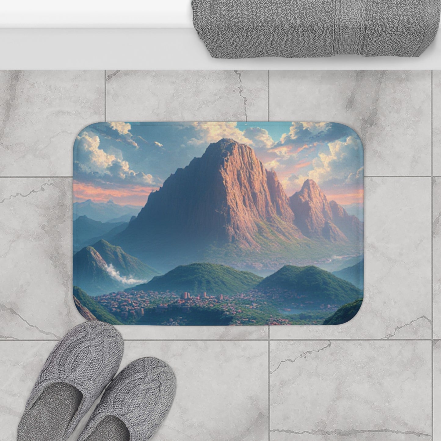 Mountain View Bath Mat