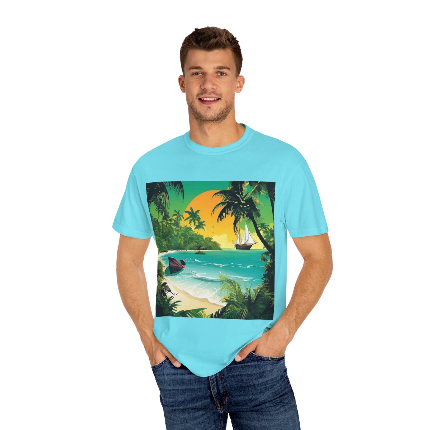 Sunset Caribbean Unisex T-Shirt